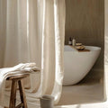 Linen Shower Curtain Livingroom Curtain Customshower Curtain Cafe Curtain Design Tietop